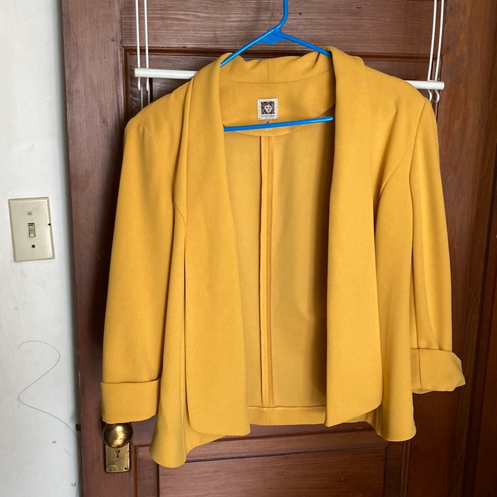 Anne Klein Yellow Blazer